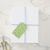 Muster mit grünen Oliven Geschenkanhänger (Mit Garn)