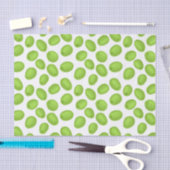 Muster mit grünen Oliven Seidenpapier (Handwerk)