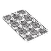 Muster mit Handdoodle Magnet (Rechte Seite)