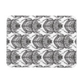 Muster mit Handdoodle Magnet (Horizontal)