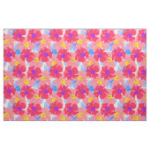 Muster mit Hibiskus Stoff (Fat Quarter (45,7 x 55,9 cm))
