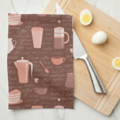 Muster mit in Verbindung stehenden Elementen des Geschirrtuch (Viertel Falte)