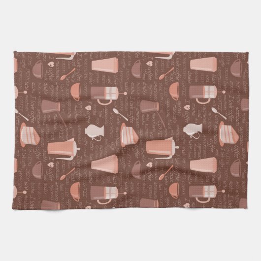 Muster mit in Verbindung stehenden Elementen des Geschirrtuch (Horizontal)