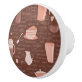 Muster mit in Verbindung stehenden Elementen des Keramikknauf (Rechts)