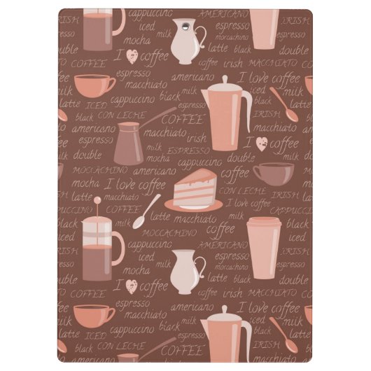 Muster mit in Verbindung stehenden Elementen des Klemmbrett (Rückseite)