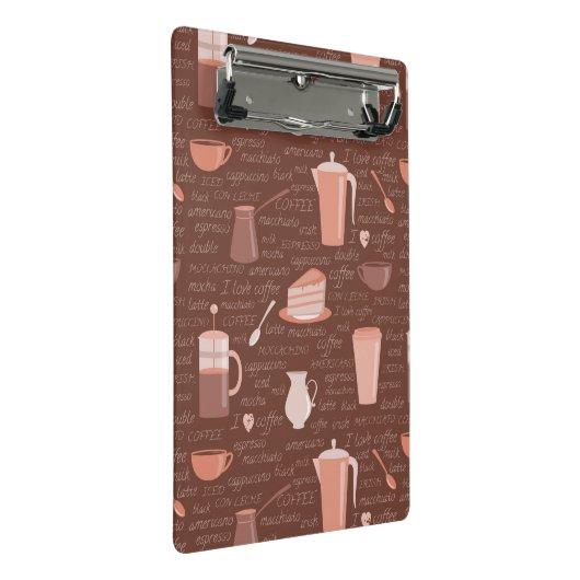 Muster mit in Verbindung stehenden Elementen des Mini Klemmbrett (Schrägansicht)