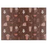 Muster mit in Verbindung stehenden Elementen des Schneidebrett (Vorderseite)