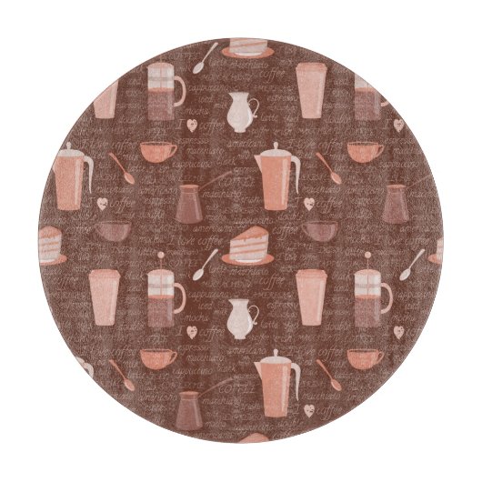 Muster mit in Verbindung stehenden Elementen des Schneidebrett (Vorderseite)