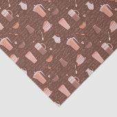 Muster mit in Verbindung stehenden Elementen des Seidenpapier (Ausschnitt)