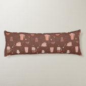 Muster mit in Verbindung stehenden Elementen des Seitenschläferkissen (Rückseite)