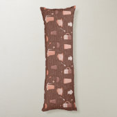 Muster mit in Verbindung stehenden Elementen des Seitenschläferkissen (Rückseite (Vertikal))