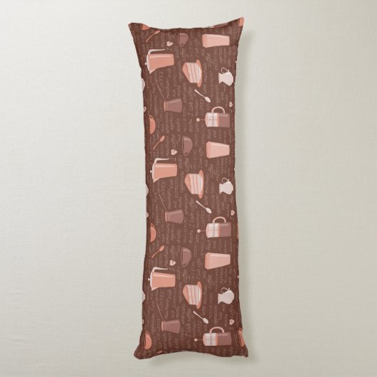 Muster mit in Verbindung stehenden Elementen des Seitenschläferkissen (Rückseite (Vertikal))