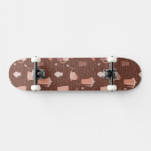Muster mit in Verbindung stehenden Elementen des Skateboard (Horizontal)