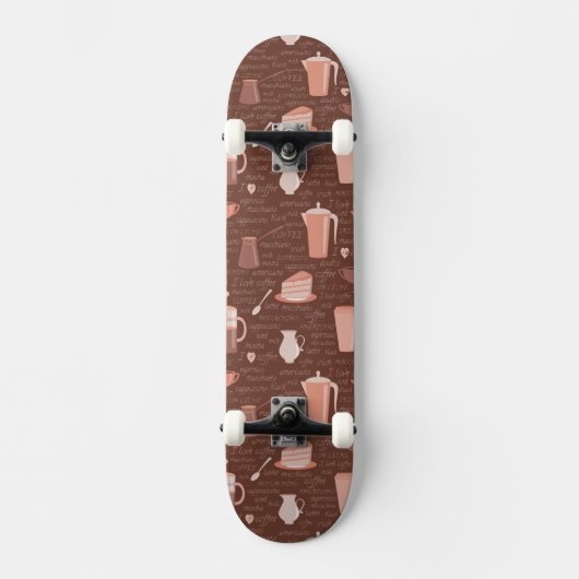 Muster mit in Verbindung stehenden Elementen des Skateboard (Vorderseite)