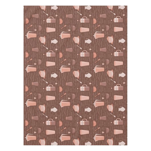 Muster mit in Verbindung stehenden Elementen des Tischdecke (Vorderseite)