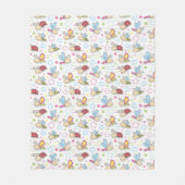 Muster mit Insekten Fleecedecke (Vorderseite)