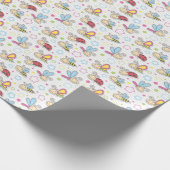 Muster mit Insekten Geschenkpapier (Ecke)