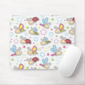 Muster mit Insekten Mousepad (Mit Mouse)