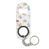 Muster mit Insekten Schlüsselbund Flaschenöffner (Rückseite)