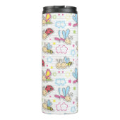 Muster mit Insekten Thermosbecher (Rückseite)