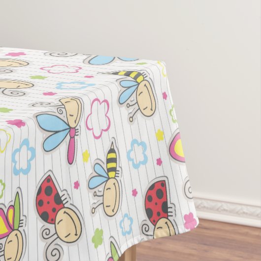 Muster mit Insekten Tischdecke (Beispiel)