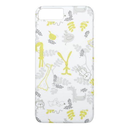 Muster mit jungen Tieren 2 Case-Mate iPhone Hülle (Rückseite)