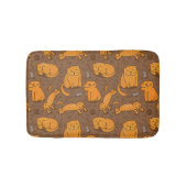 Muster mit Katzen Badematte (Vorderseite)