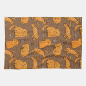 Muster mit Katzen Handtuch (Horizontal)