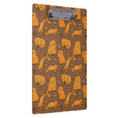 Muster mit Katzen Klemmbrett (Rechts)