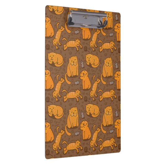 Muster mit Katzen Klemmbrett (Rechts)