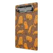 Muster mit Katzen Mini Klemmbrett (Gewinkelt2)