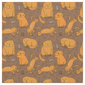 Muster mit Katzen Stoff (Nahaufnahme)