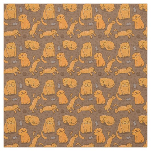 Muster mit Katzen Stoff (Muster)
