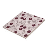 Muster mit Kirschen 2 Fliese (Seite)