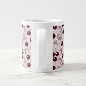 Muster mit Kirschen 2 Jumbo-Tasse (Rückseite)