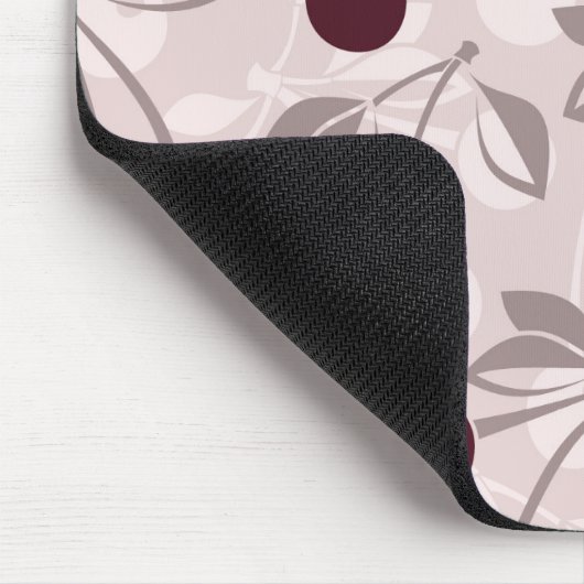 Muster mit Kirschen 2 Mousepad (Ecke)