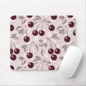 Muster mit Kirschen 2 Mousepad (Mit Mouse)