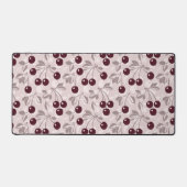 Muster mit Kirschen 2 Schreibtischunterlage (Vorderseite)