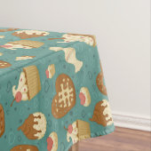 Muster mit kleinen Kuchen und Süßigkeiten Tischdecke (Beispiel)