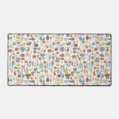 Muster mit Kochsymbolen Schreibtischunterlage (Vorderseite)