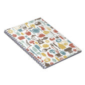 Muster mit Kochzeichen Notizblock (Rechte Seite)