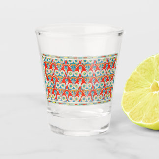 Muster mit Kuhköpfen - Antikes Ägypten Kunst Schnapsglas