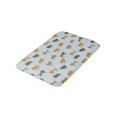 Muster mit lustigen Katzen Badematte (Schrägansicht)
