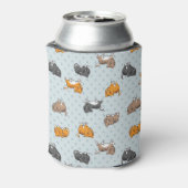 Muster mit lustigen Katzen Dosenkühler (Kanne Rückseite)