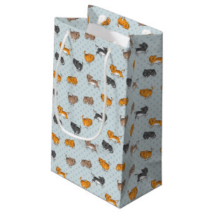 Muster mit lustigen Katzen Kleine Geschenktüte