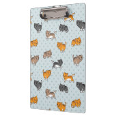 Muster mit lustigen Katzen Klemmbrett (Links)