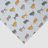 Muster mit lustigen Katzen Seidenpapier (Ausschnitt)