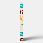 Muster mit lustigen Katzen und Hunden Case-Mate iPhone Hülle (Rückseite / Links)