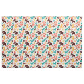 Muster mit lustigen Katzen und Hunden Stoff (Fat Quarter (45,7 x 55,9 cm))