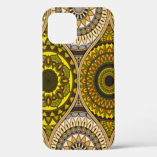 Muster mit Mandalas. Vintage-Dekorationselemente iPhone 12 Hülle